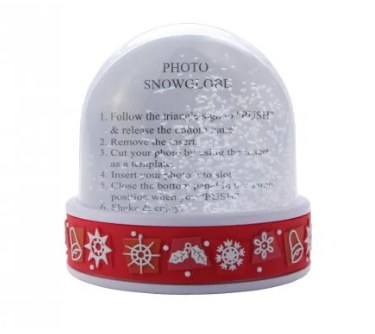 Boule à neige personnalisée