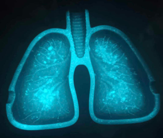 Cendrier poumons personnalisé