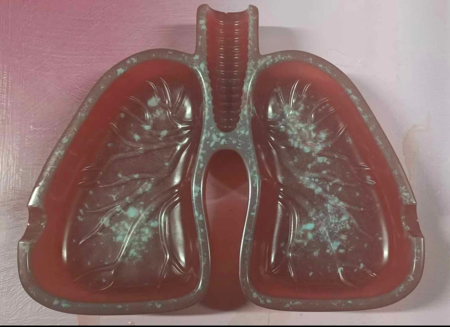 Cendrier poumons personnalisé