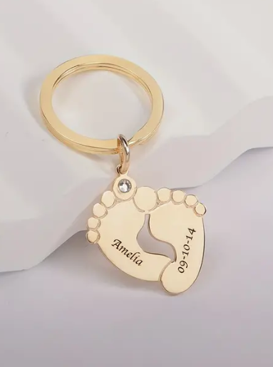 Porte-clé pieds personnalisé