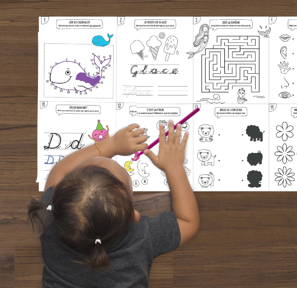 Rouleaux activités éducatives