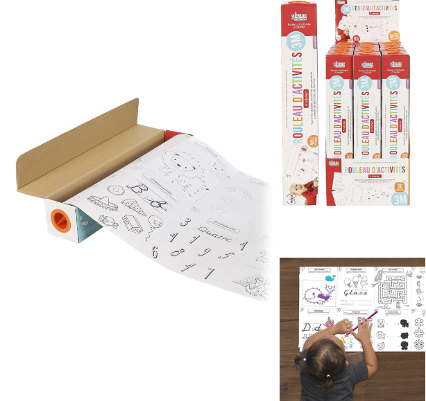 Rouleaux activités éducatives