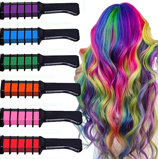 Coloration fantaisie pour cheveux (par 6)